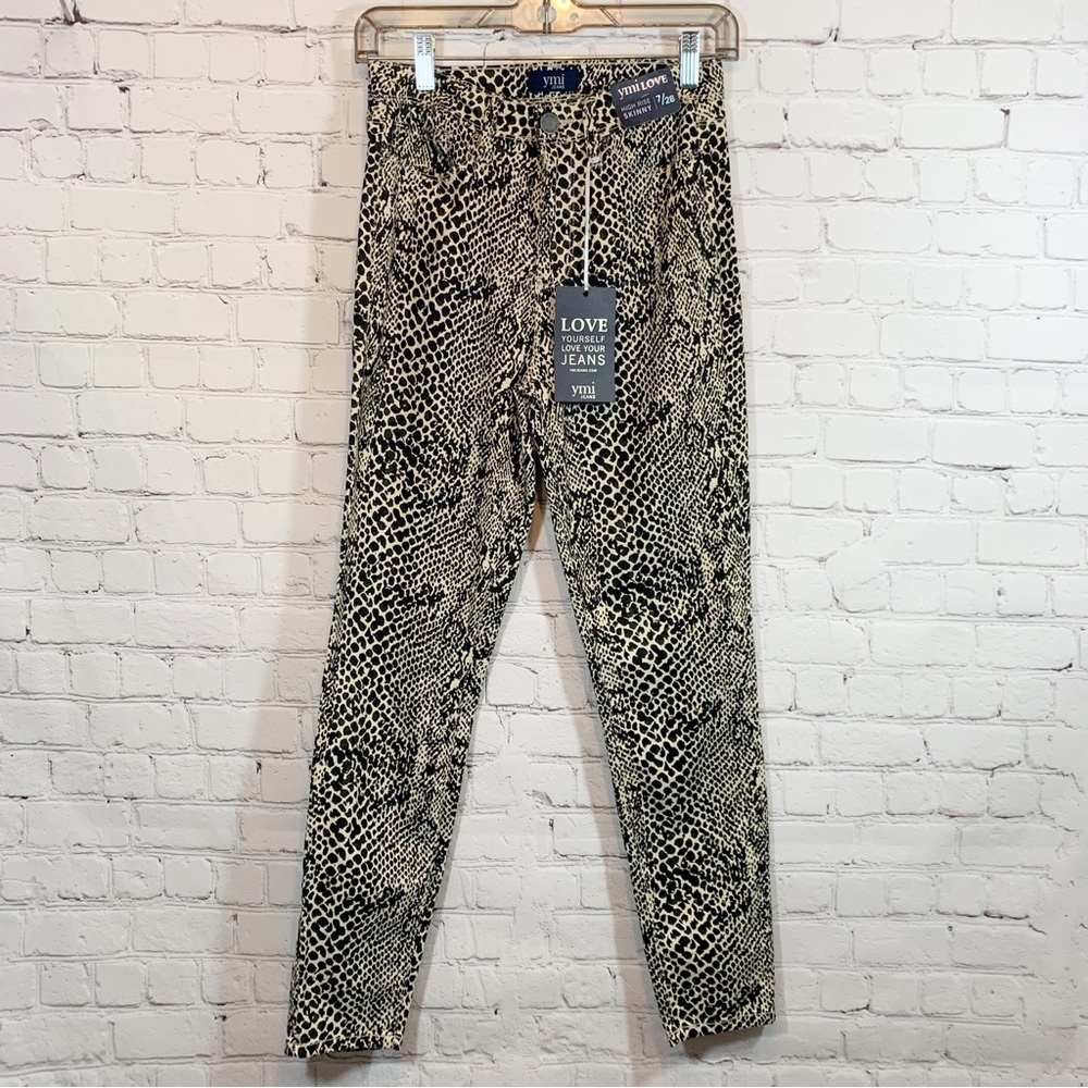 YMI Love Jeans High Rise Skinny Leopard